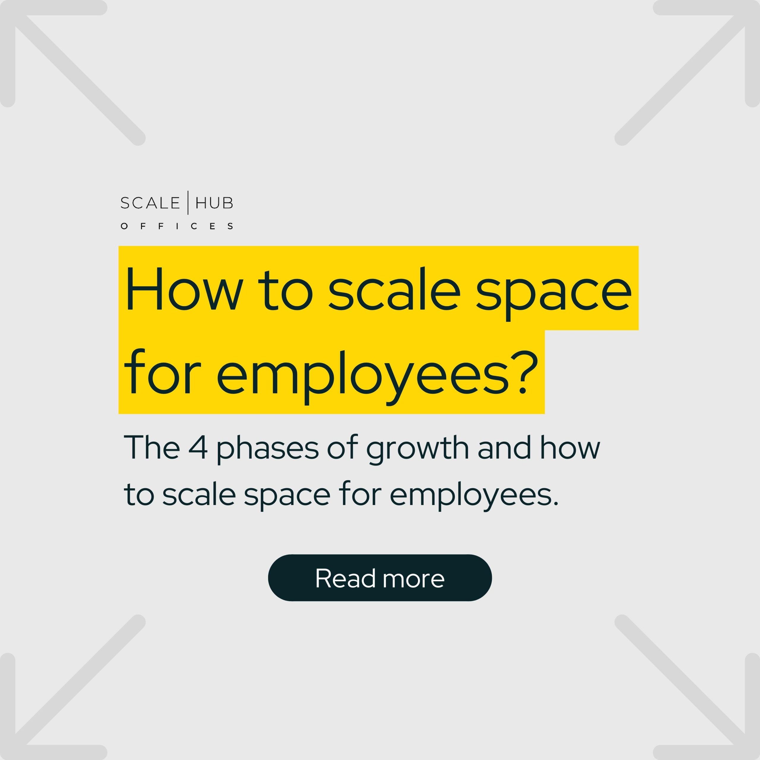 How to scale space for employees